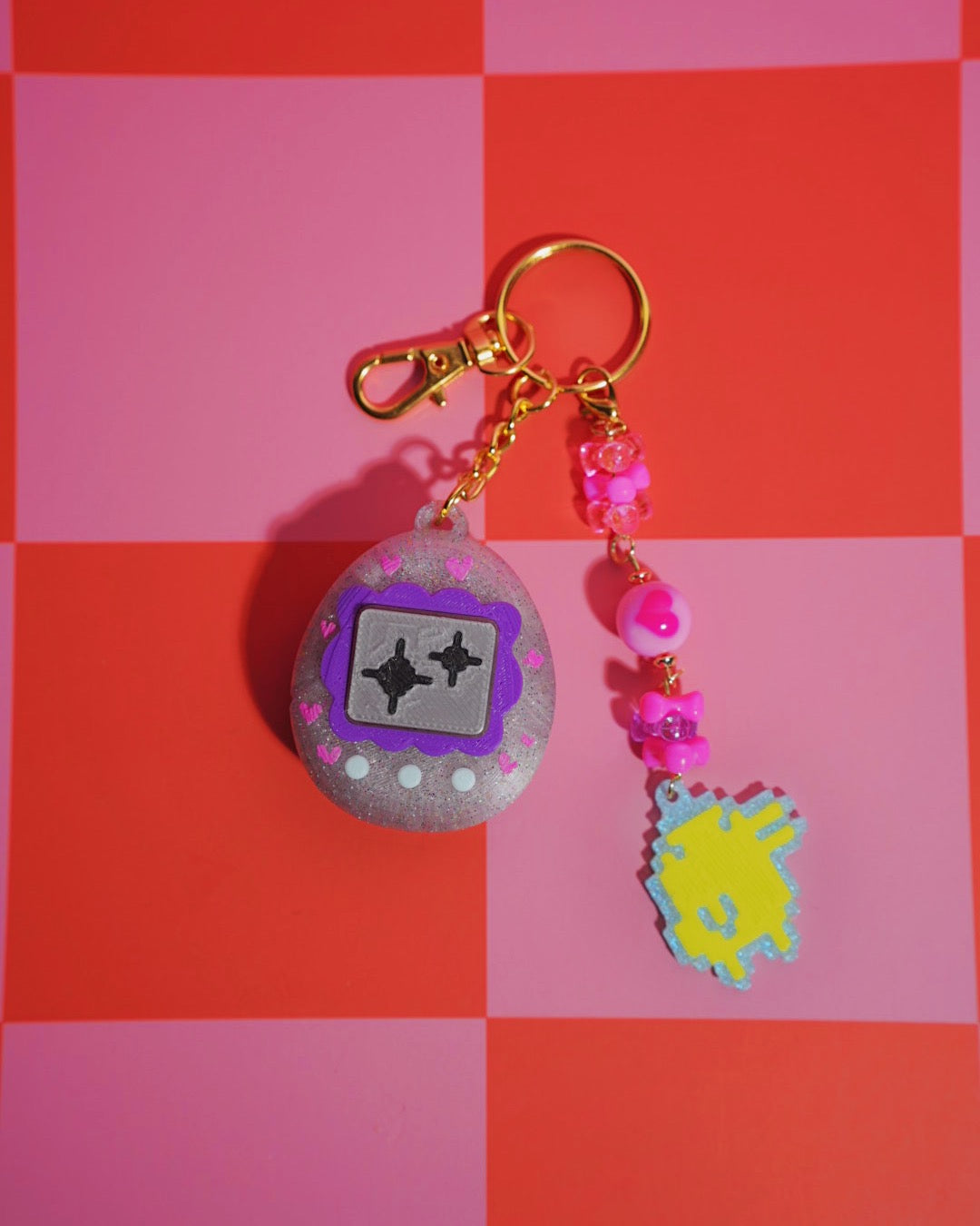 ⸜(｡˃ ᵕ ˂ )⸝♡ Tamagotchi Keychain