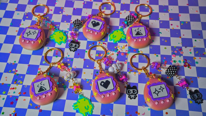 ⸜(｡˃ ᵕ ˂ )⸝♡ Tamagotchi Clicker Keychain