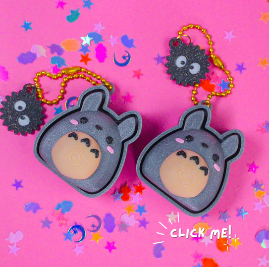 Totoro Clicker Keychain