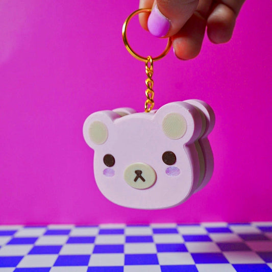 Bear Cookie Keychain