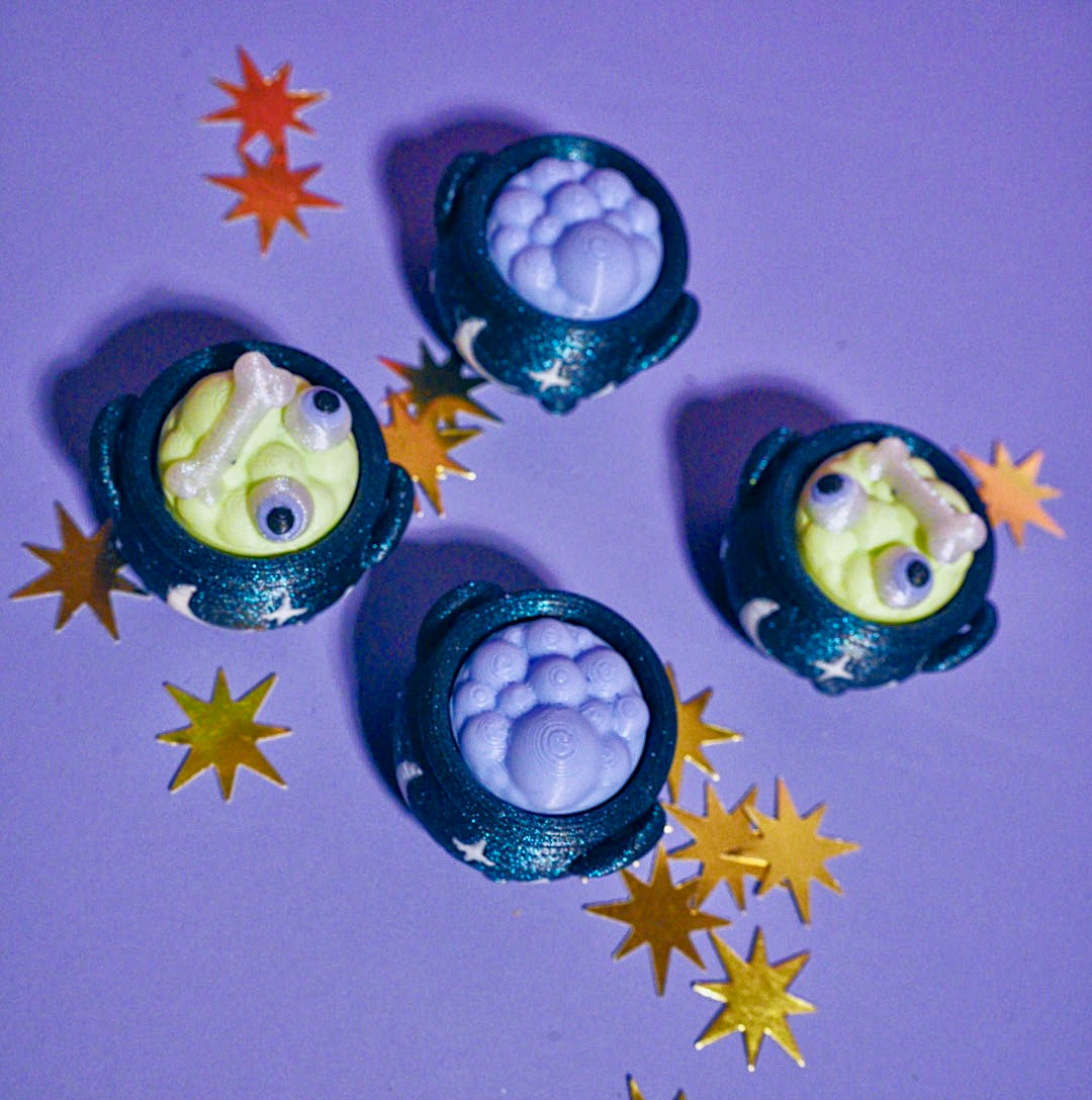 Cosmic Cauldron Clicker Keychain