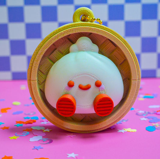 Dim Sum Clicker Keychain