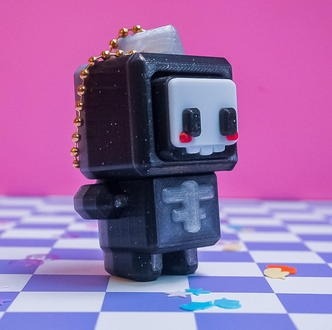 Mr. Bones Clicker Keychain