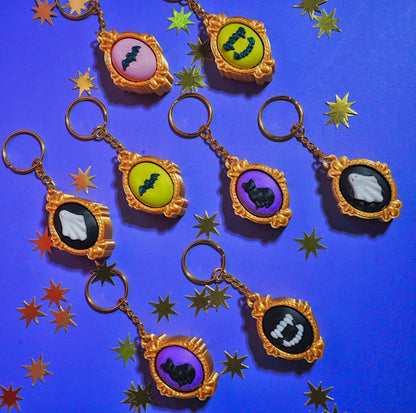 Vintage Halloween Clicker Keychain