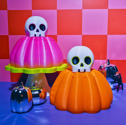Skull Gelatin Container