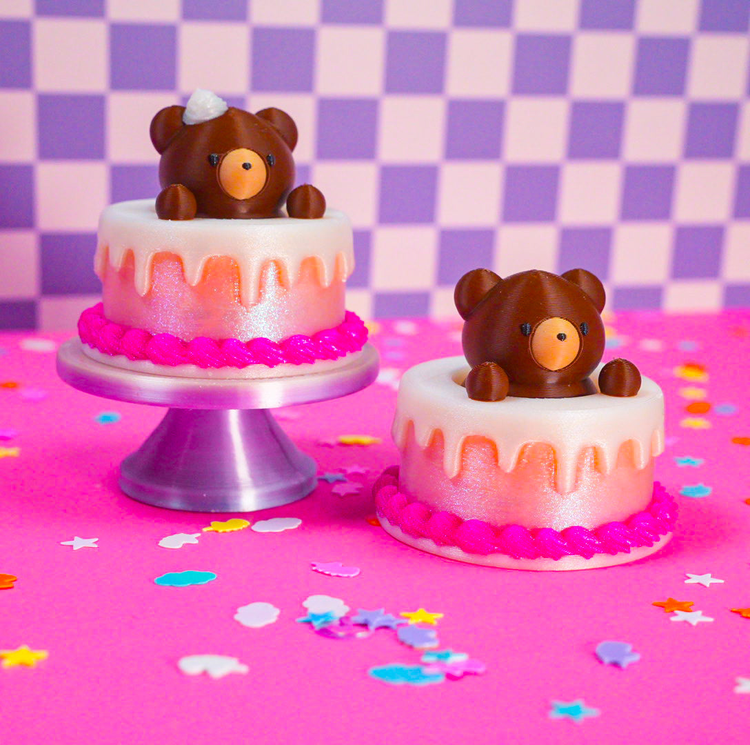 Bearday Cake Fidget Toy