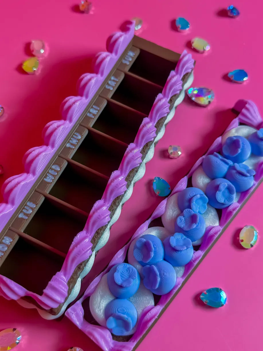 Berry Cake Pill Containers