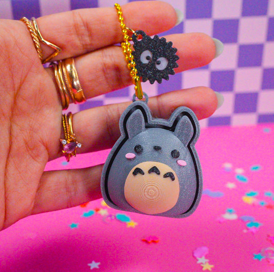 Totoro Clicker Keychain