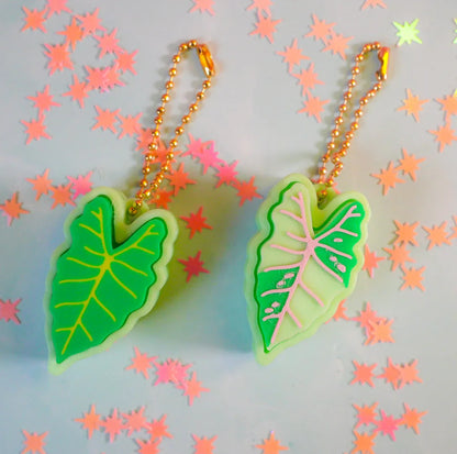 Alocasia Clicker Keychain