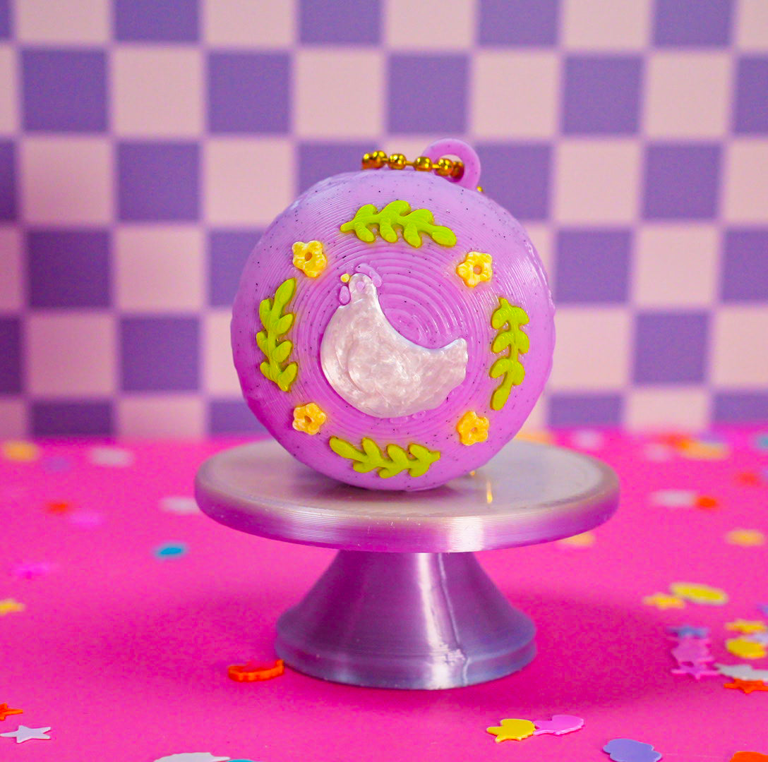 Easter Macaron Clicker Keychain