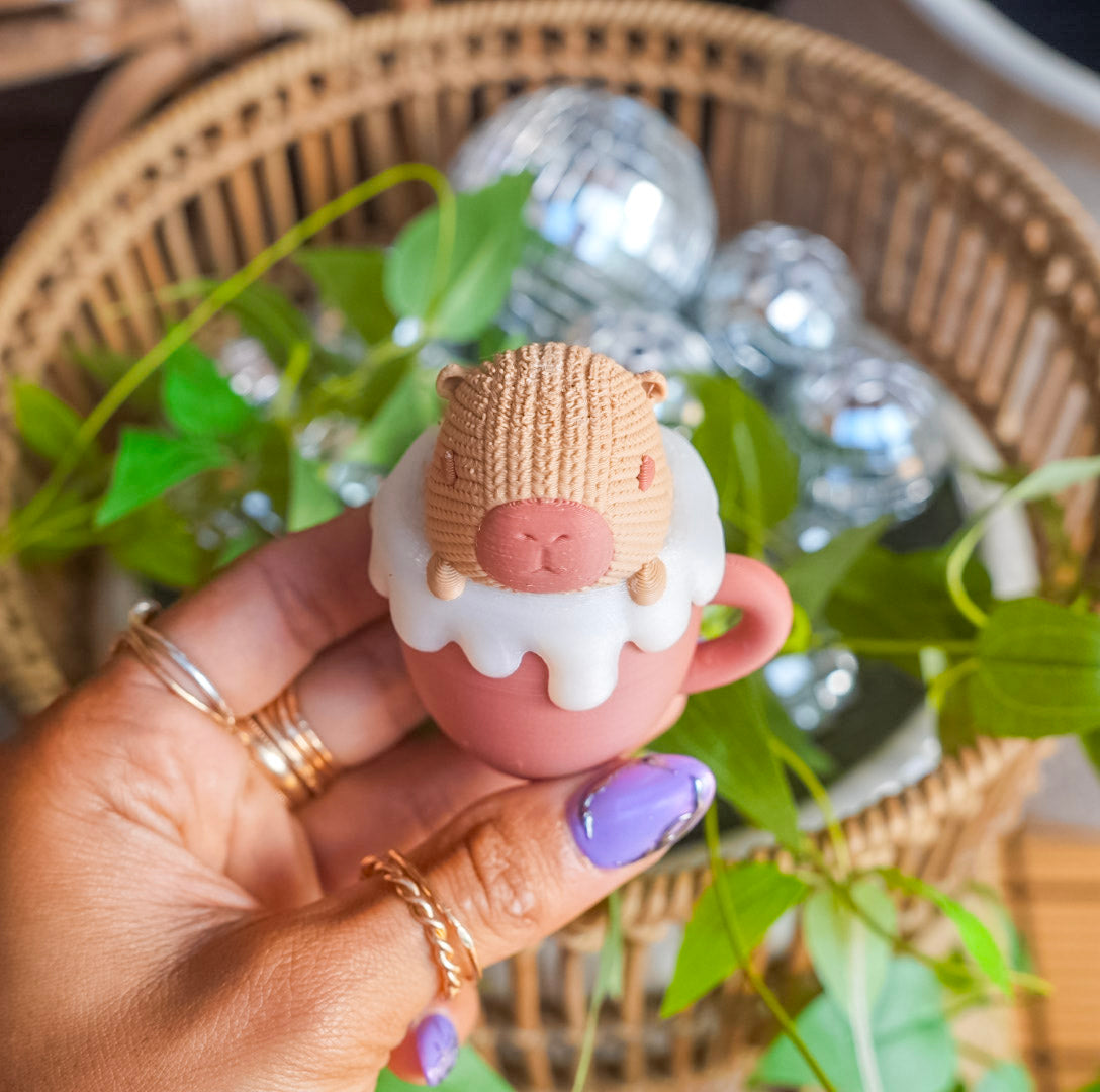 Capybara Coffee Fidget Toy