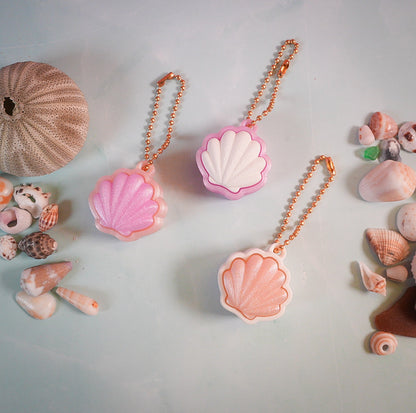 Seashell Clicker Keychain
