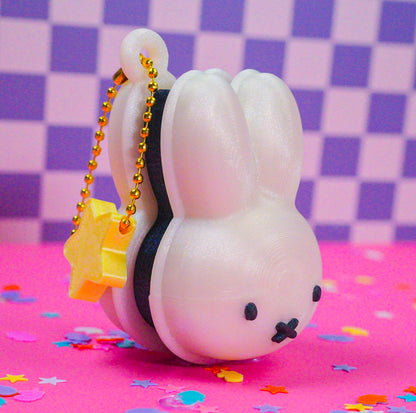 Miffy Macaron Clicker Keychain