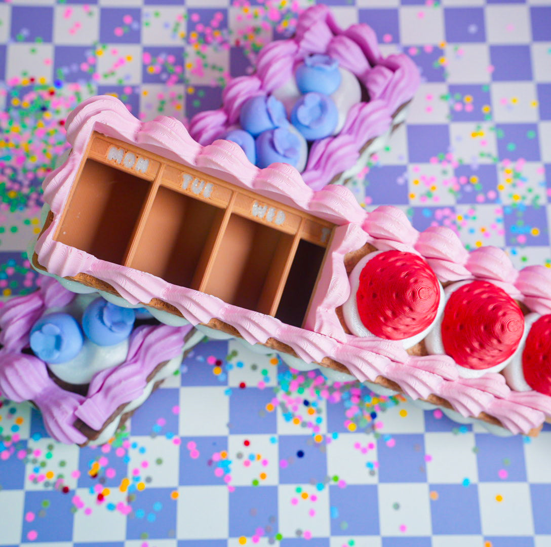 Berry Cake Pill Containers