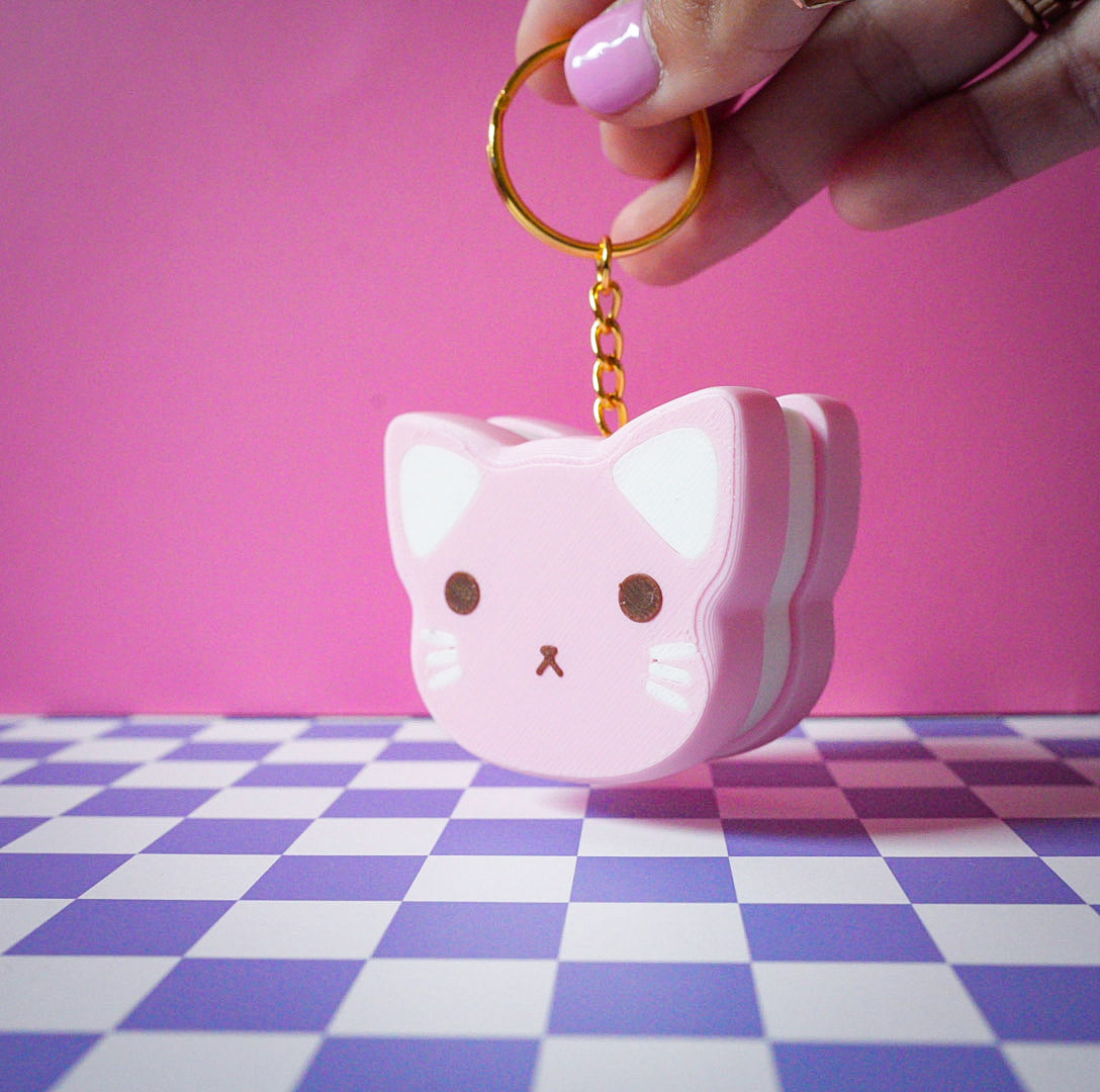 Kitty Cookie Keychain