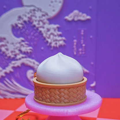 Dumpling Clicker Keychain