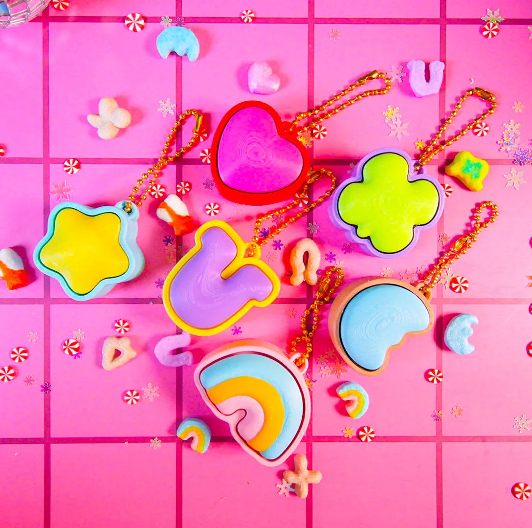 Lucky Charms Clicker Keychain