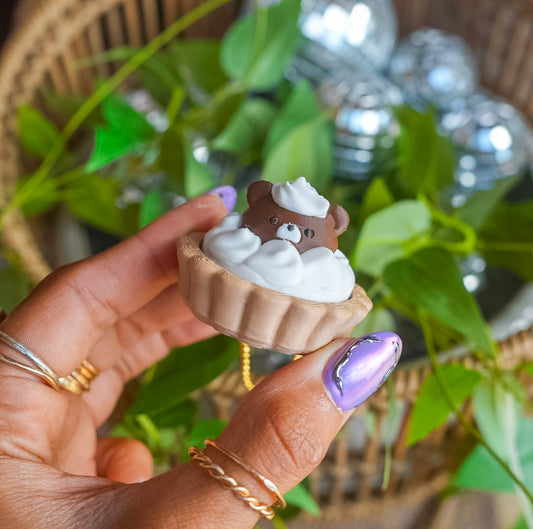Bear Tarte Clicker Keychain