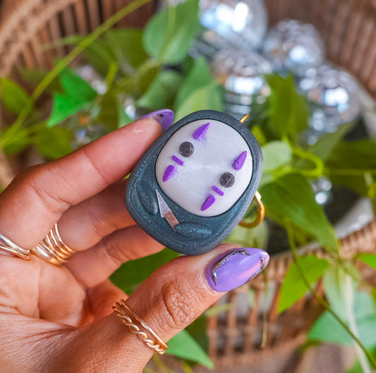 No Face Clicker Keychain
