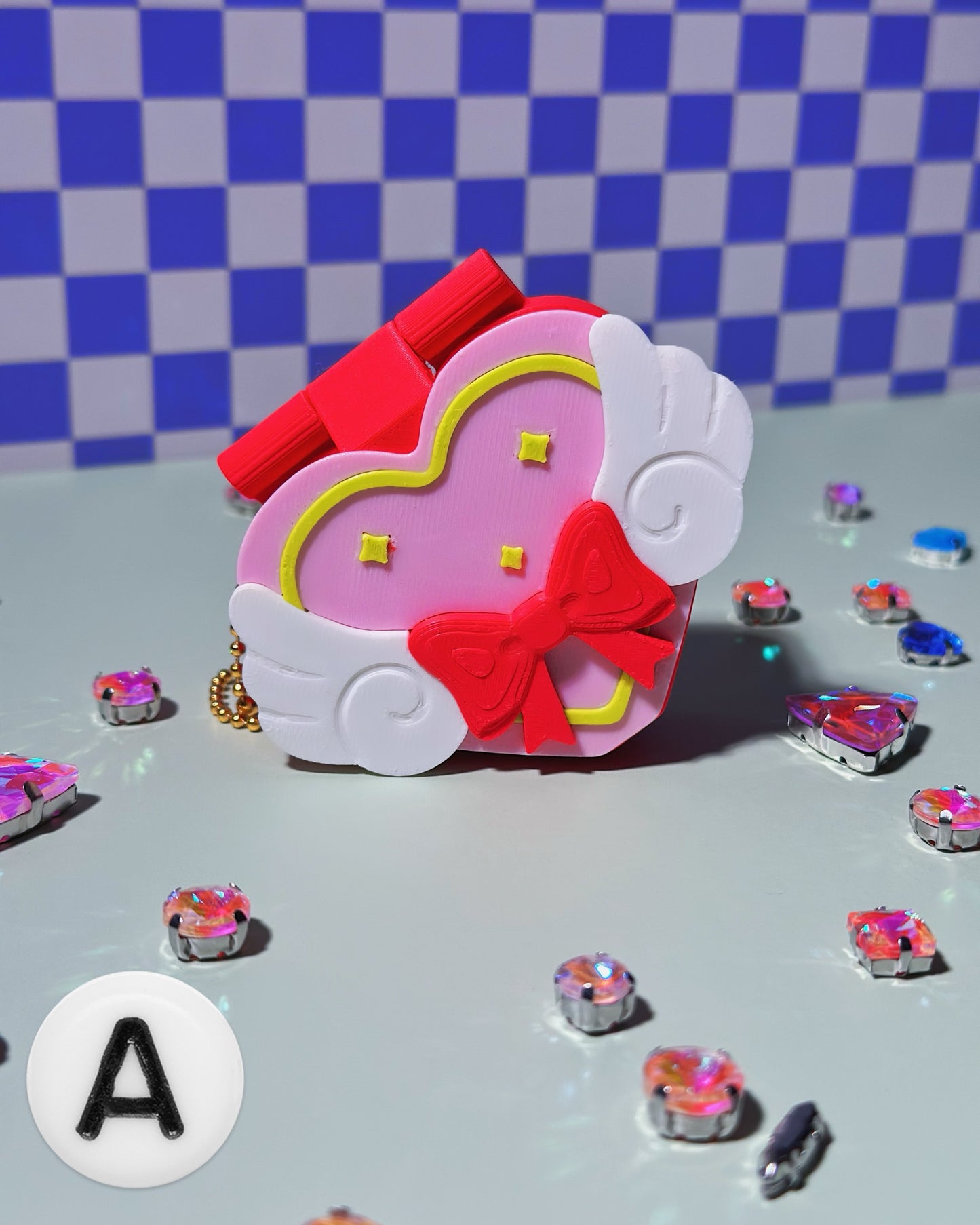 Heart Locket Keychain