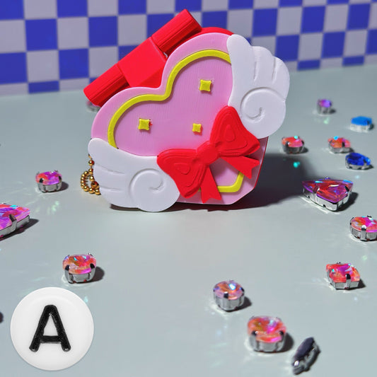 Heart Locket Keychain