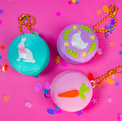 Easter Macaron Clicker Keychain
