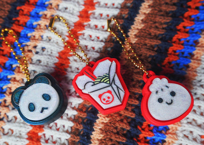 Takeout Clicker Keychains