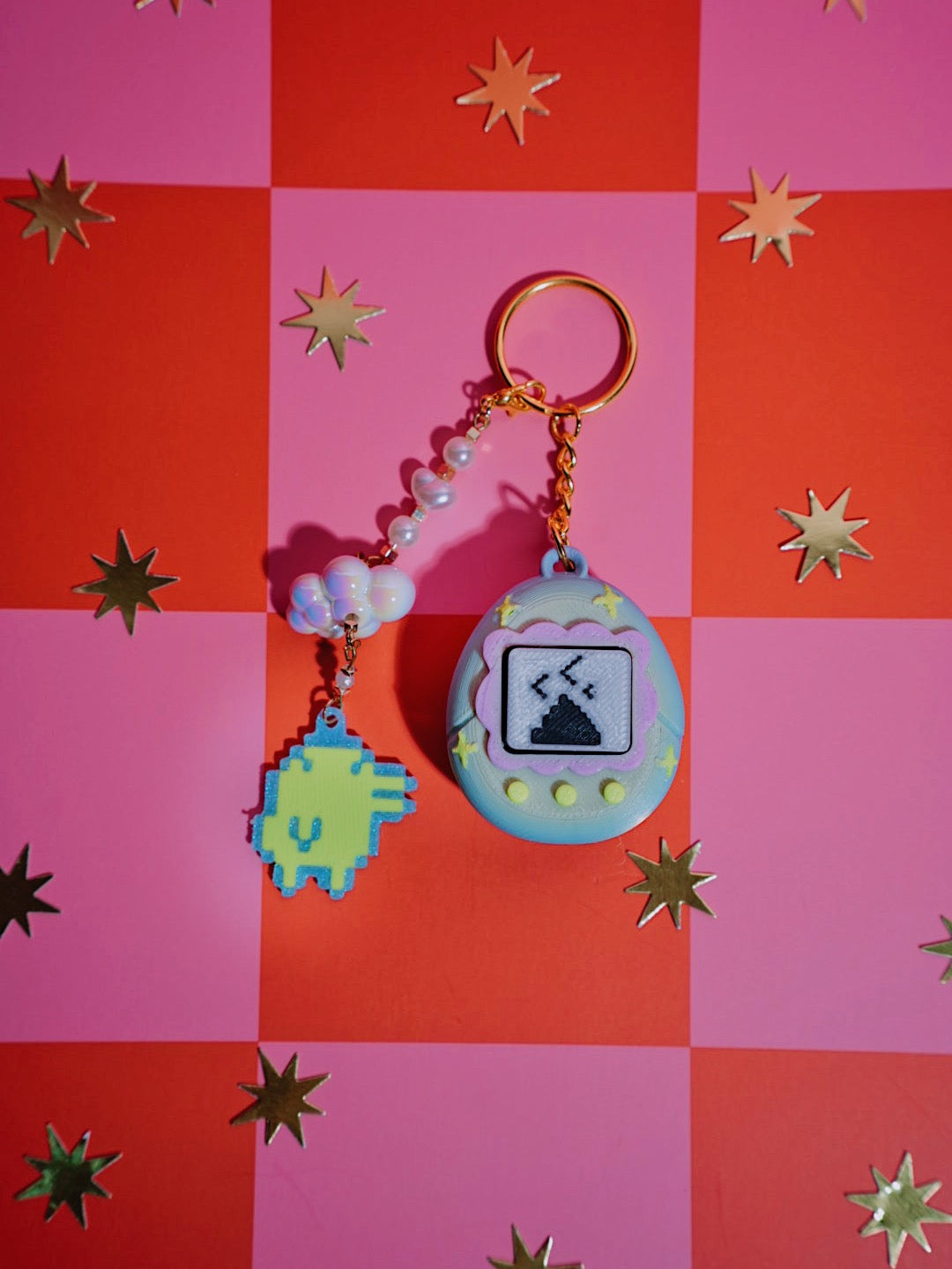 ⸜(｡˃ ᵕ ˂ )⸝♡ Tamagotchi Keychain