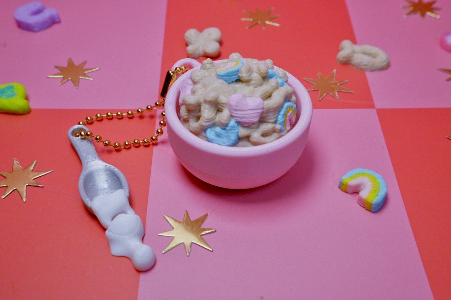 Cereal Clicker Keychain