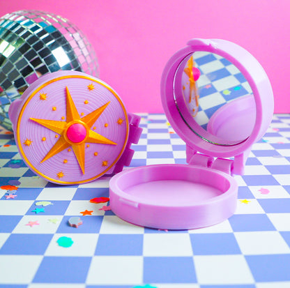 Vintage Gold Compact Mirror