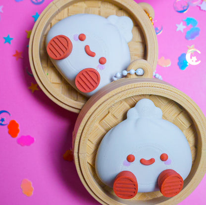 Dim Sum Clicker Keychain
