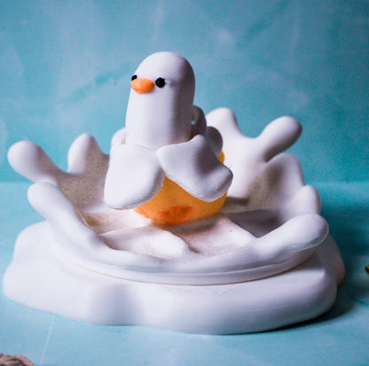 Banana Duck Clicker Keychain