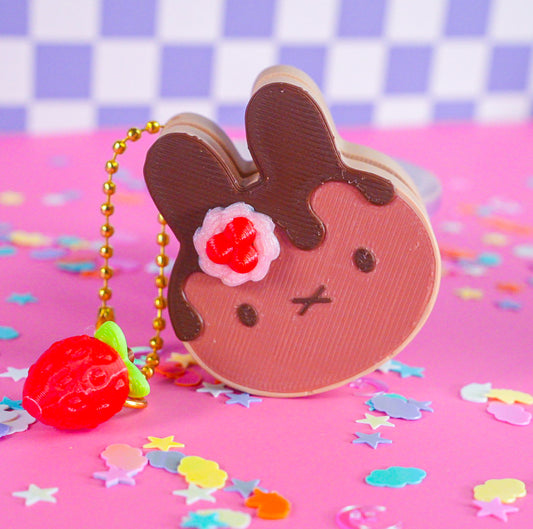 Miffy Pancake Clicker Keychain