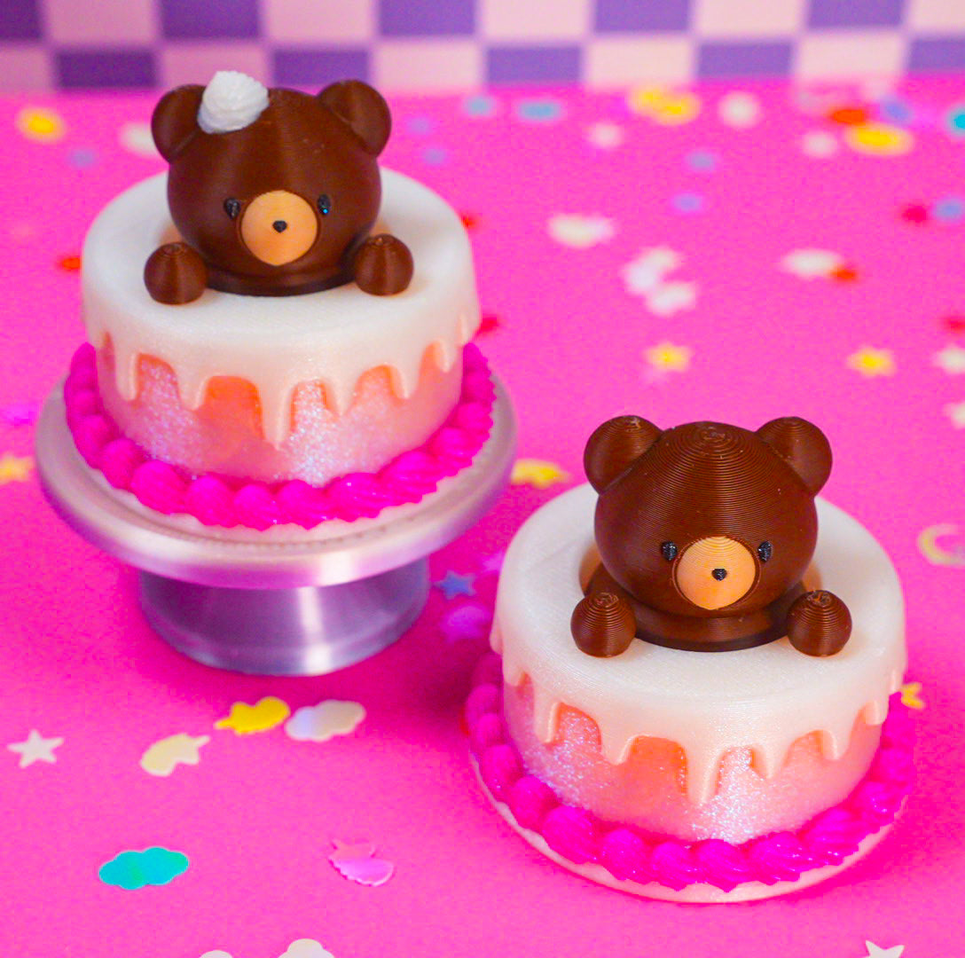 Bearday Cake Fidget Toy