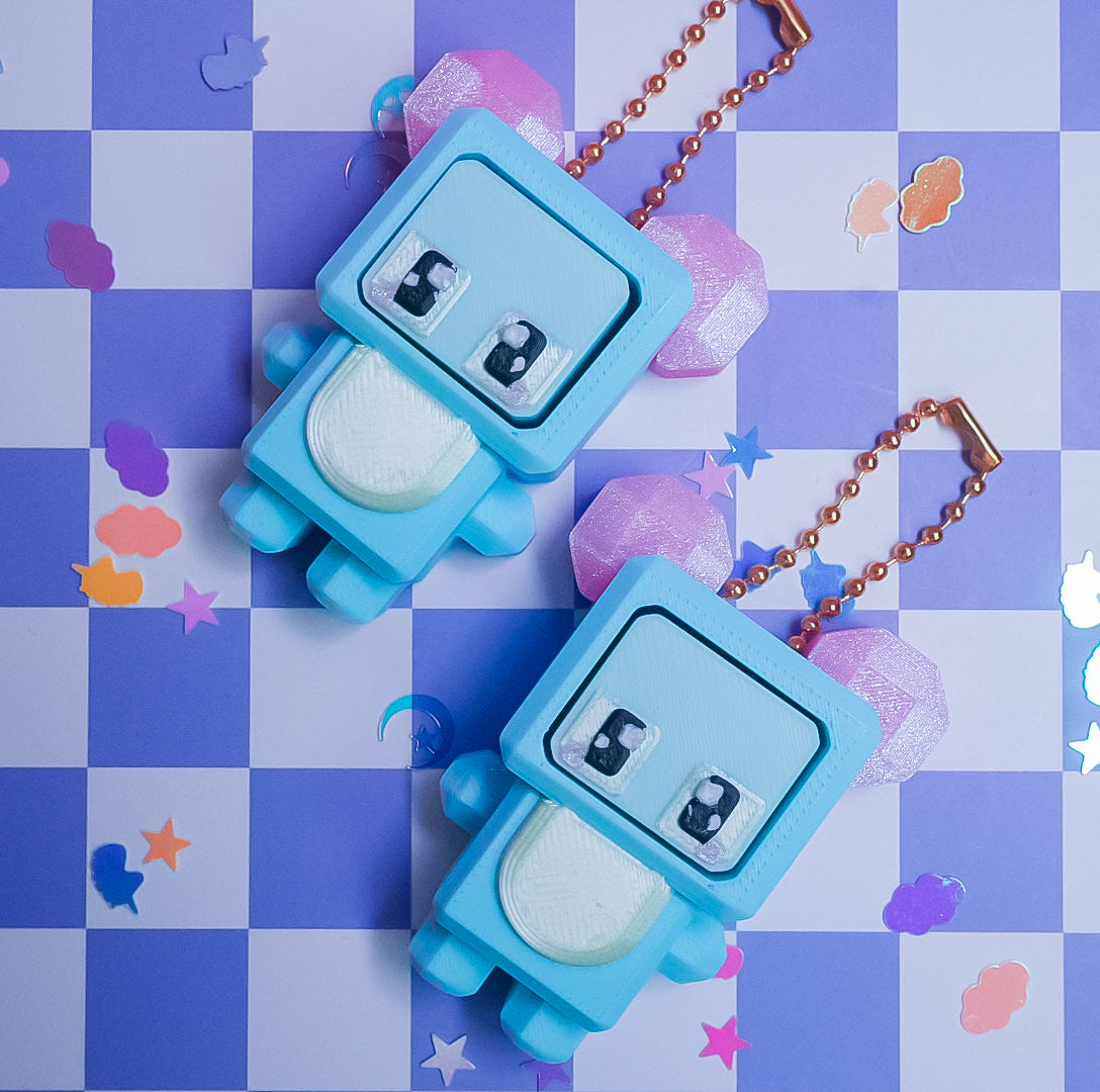 Pom Pom Clicker Keychain