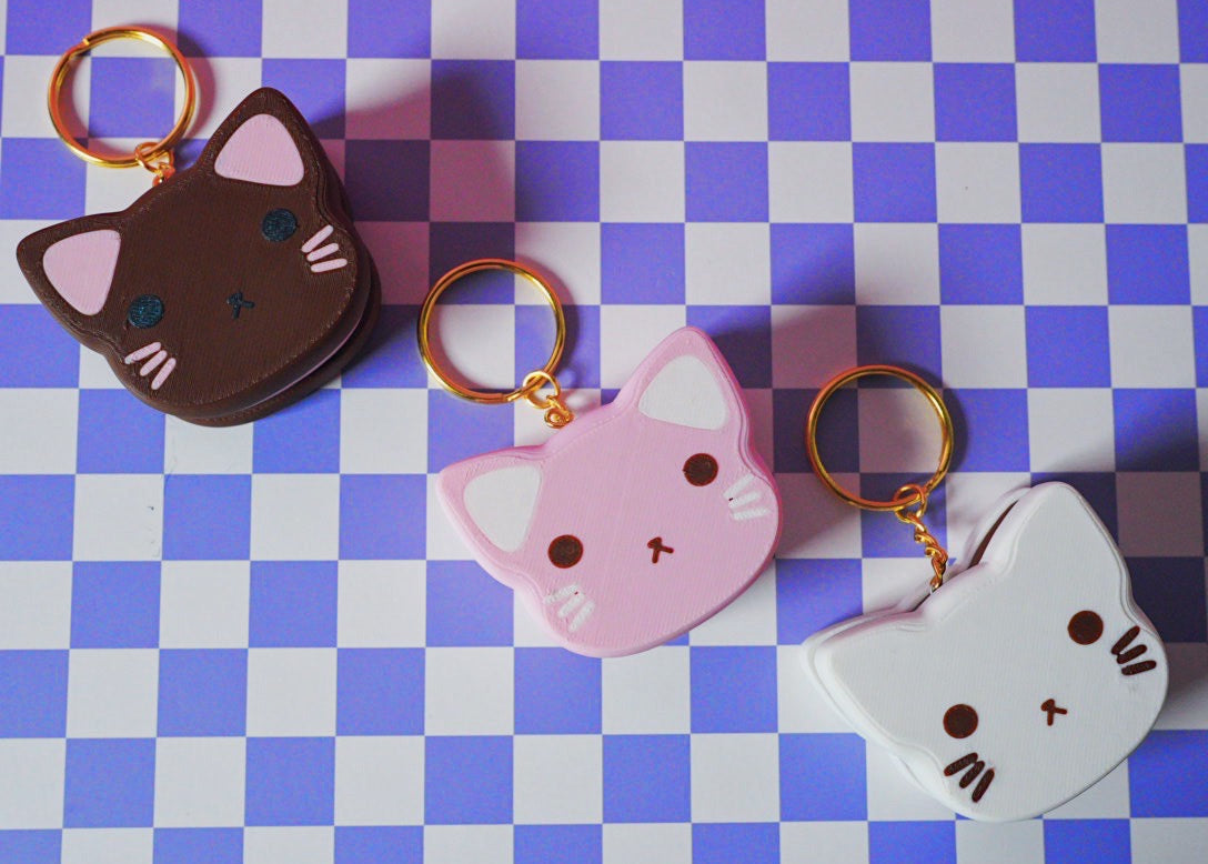 Kitty Cookie Keychain