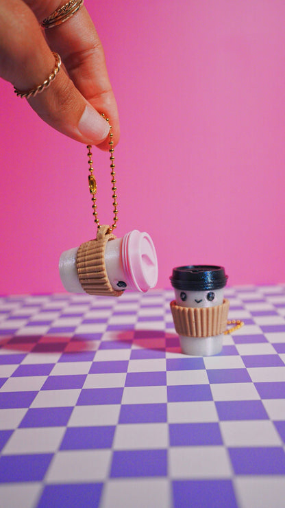 Cafecito Clicker Keychain