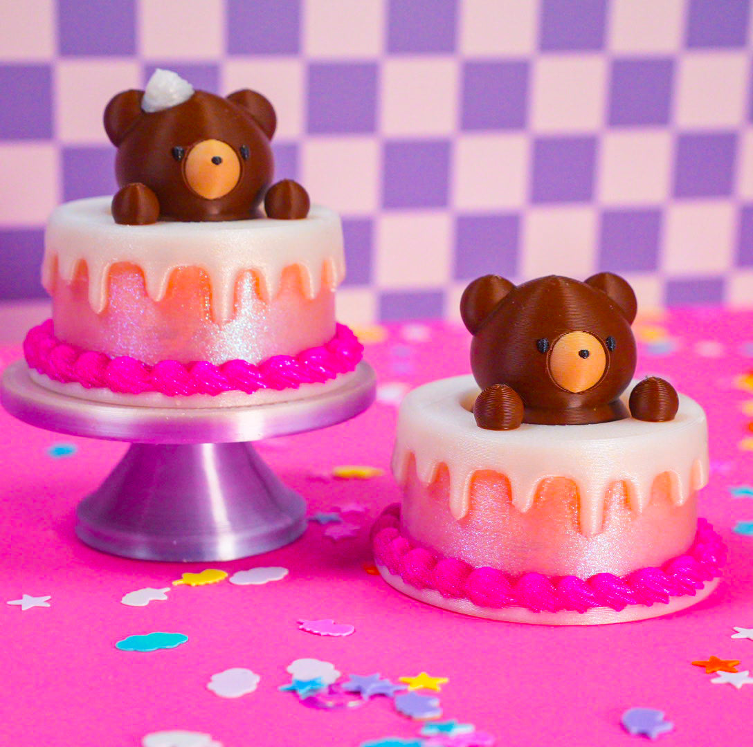 Bearday Cake Fidget Toy