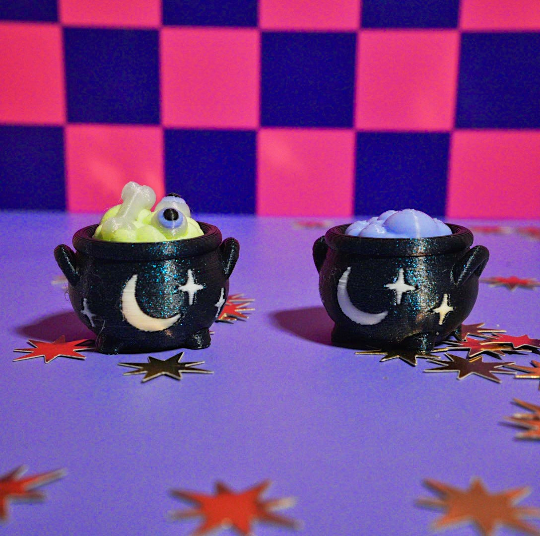 Cosmic Cauldron Clicker Keychain