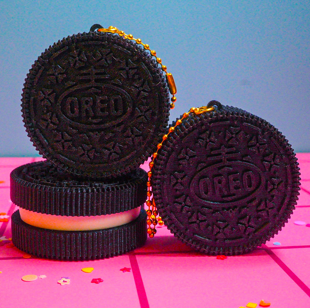 Oreo Clicker Keychain