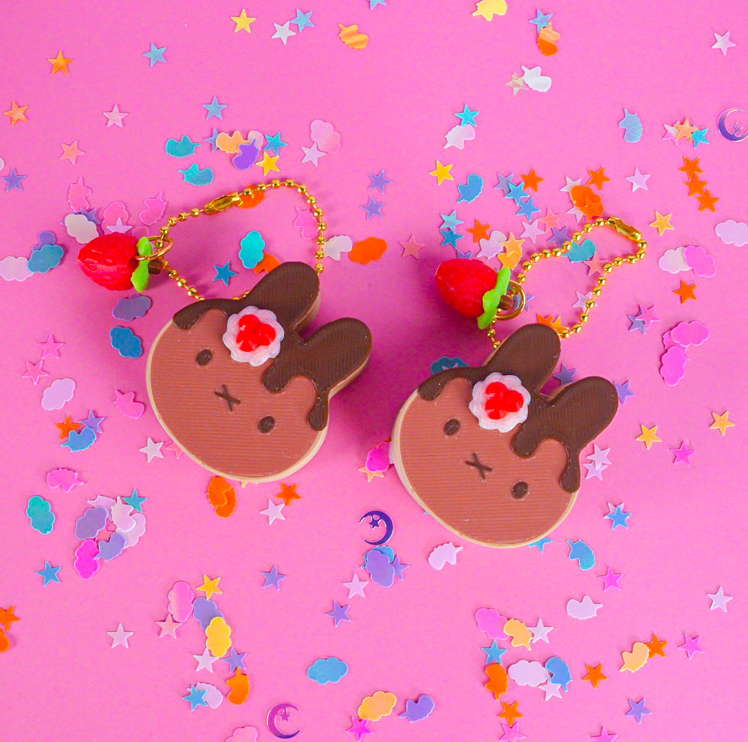 Miffy Pancake Clicker Keychain