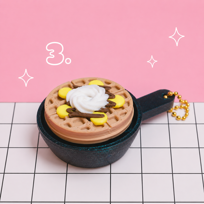 Waffle Clicker Keychain