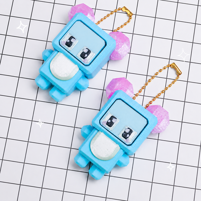 Pom Pom Clicker Keychain