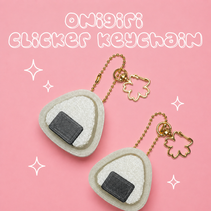 Onigiri Clicker Keychain