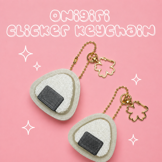 Onigiri Clicker Keychain