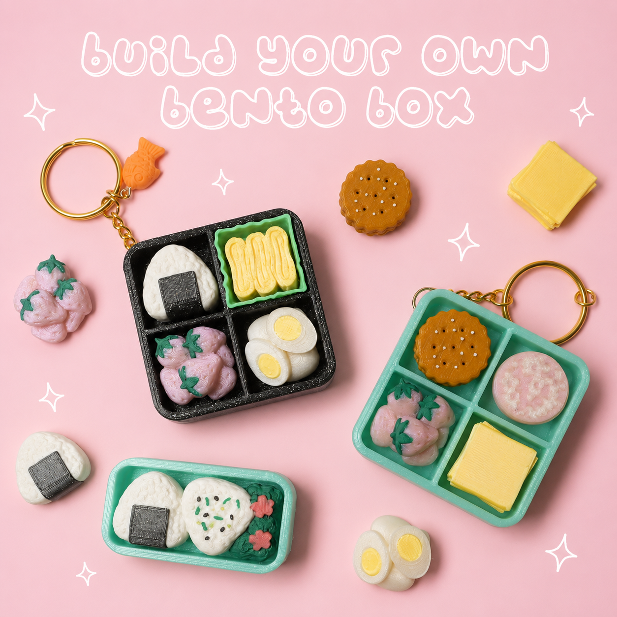 Build Your Own Bento Clicker Keychain