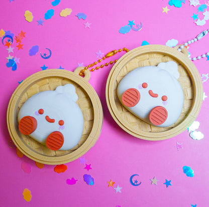Dim Sum Clicker Keychain