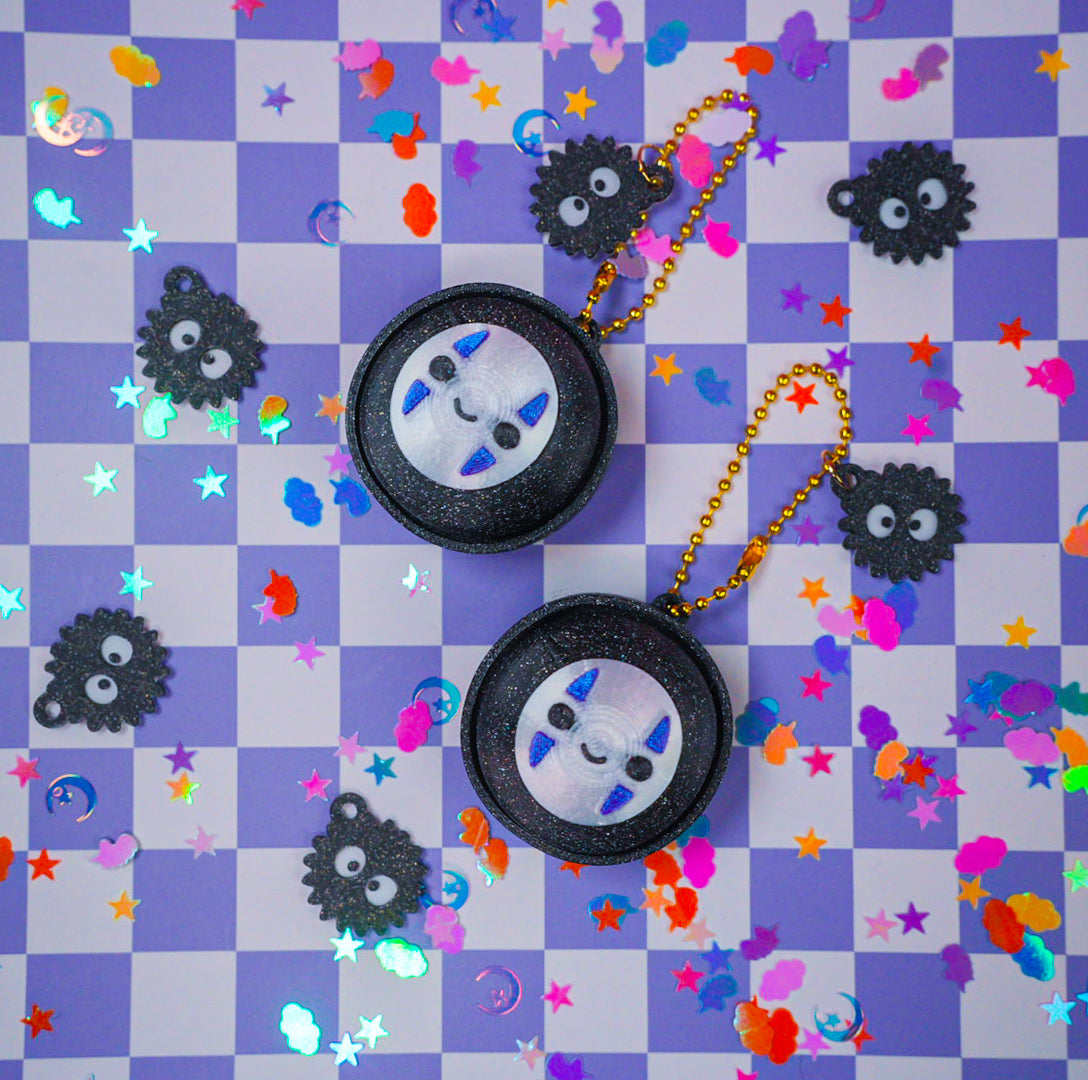No Face Clicker Keychain