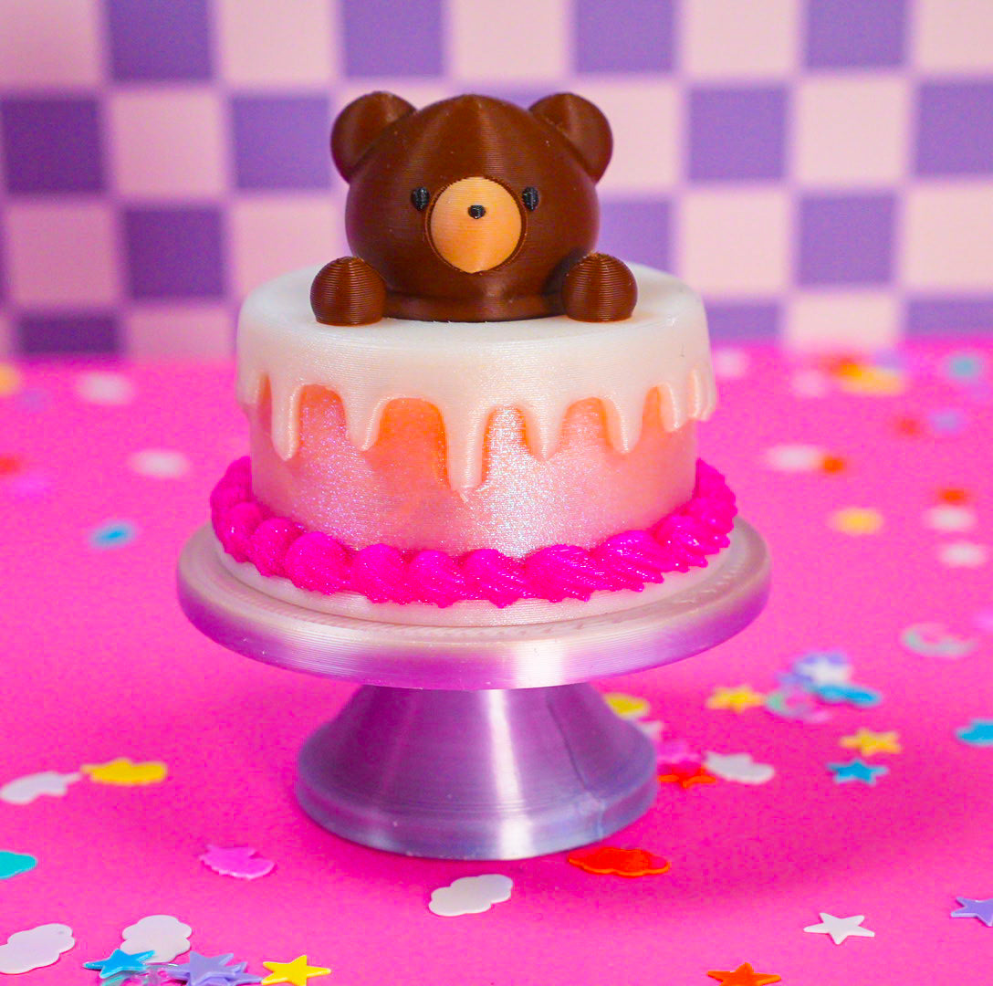 Bearday Cake Fidget Toy