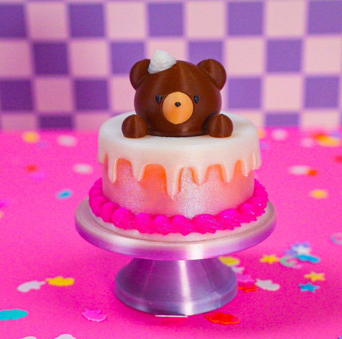 Bearday Cake Fidget Toy